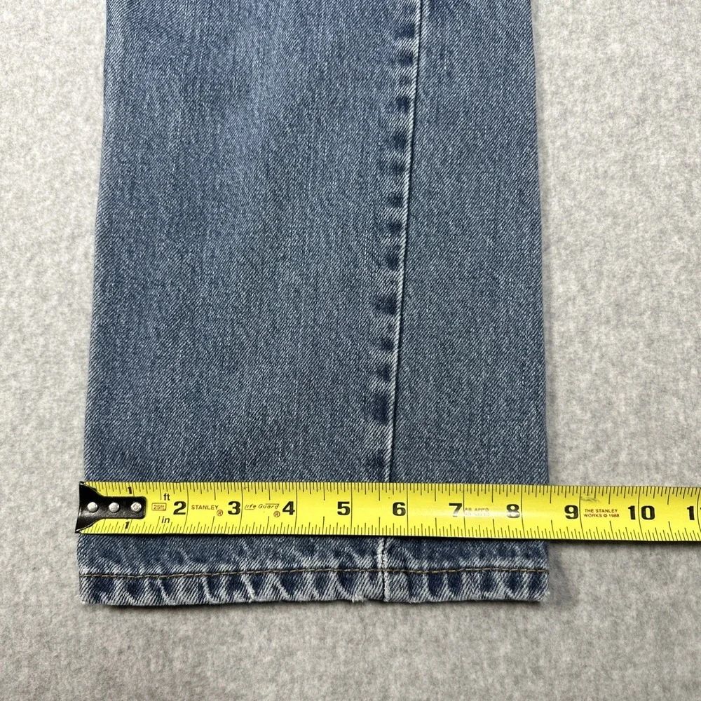 Levis 505 Regular Fit Straight Leg Jeans Y2K Men's 33x34 Medium‎ Wash Denim